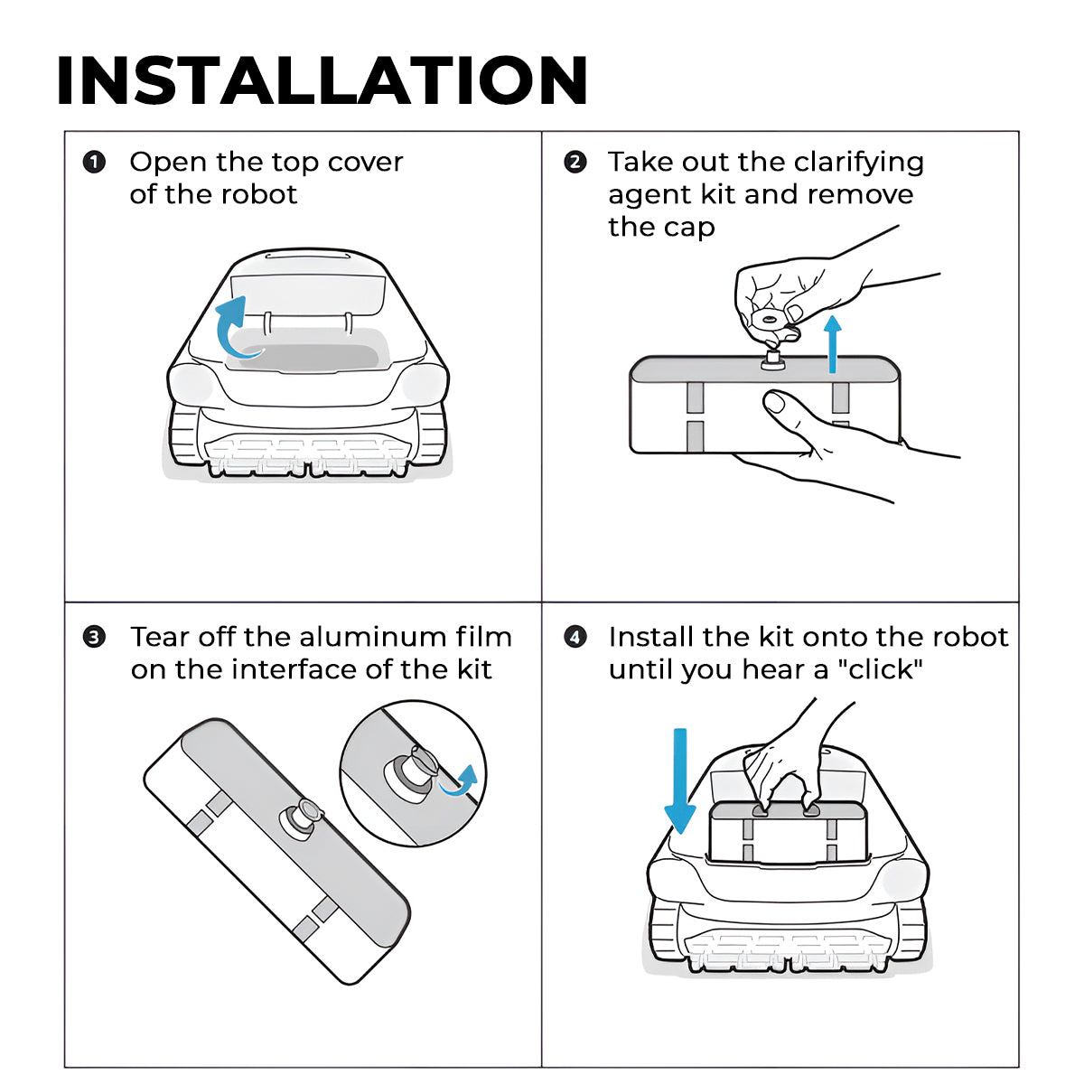 Beatbot Clarifying Agent Kit -2pcs